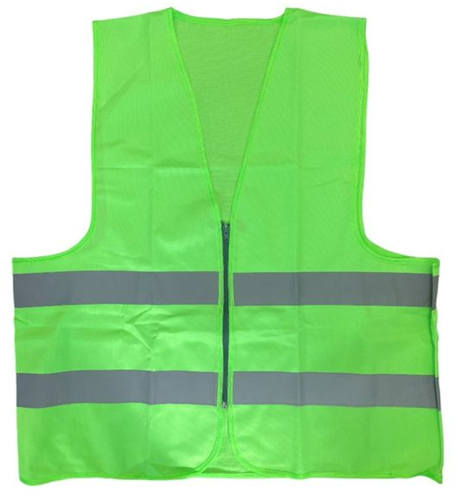 Chaleco Clase 2 con cinta reflejante.