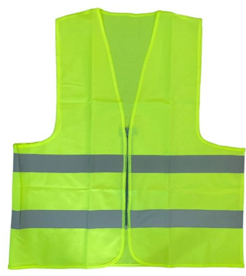 Chaleco Clase 2 con cinta reflejante.