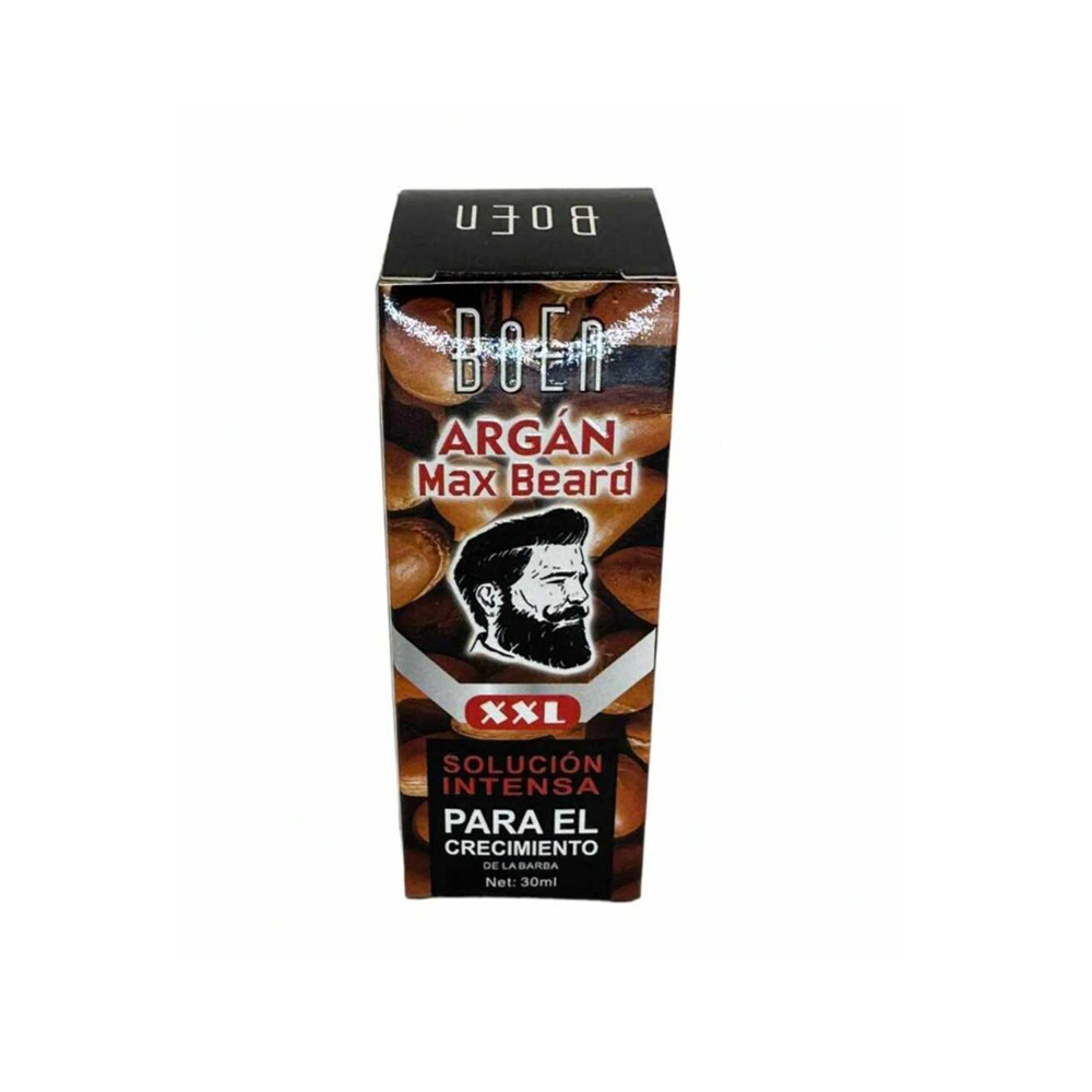 Solucion Intensa Para El Crecimiento De La Barba Boen Argan Max Beard