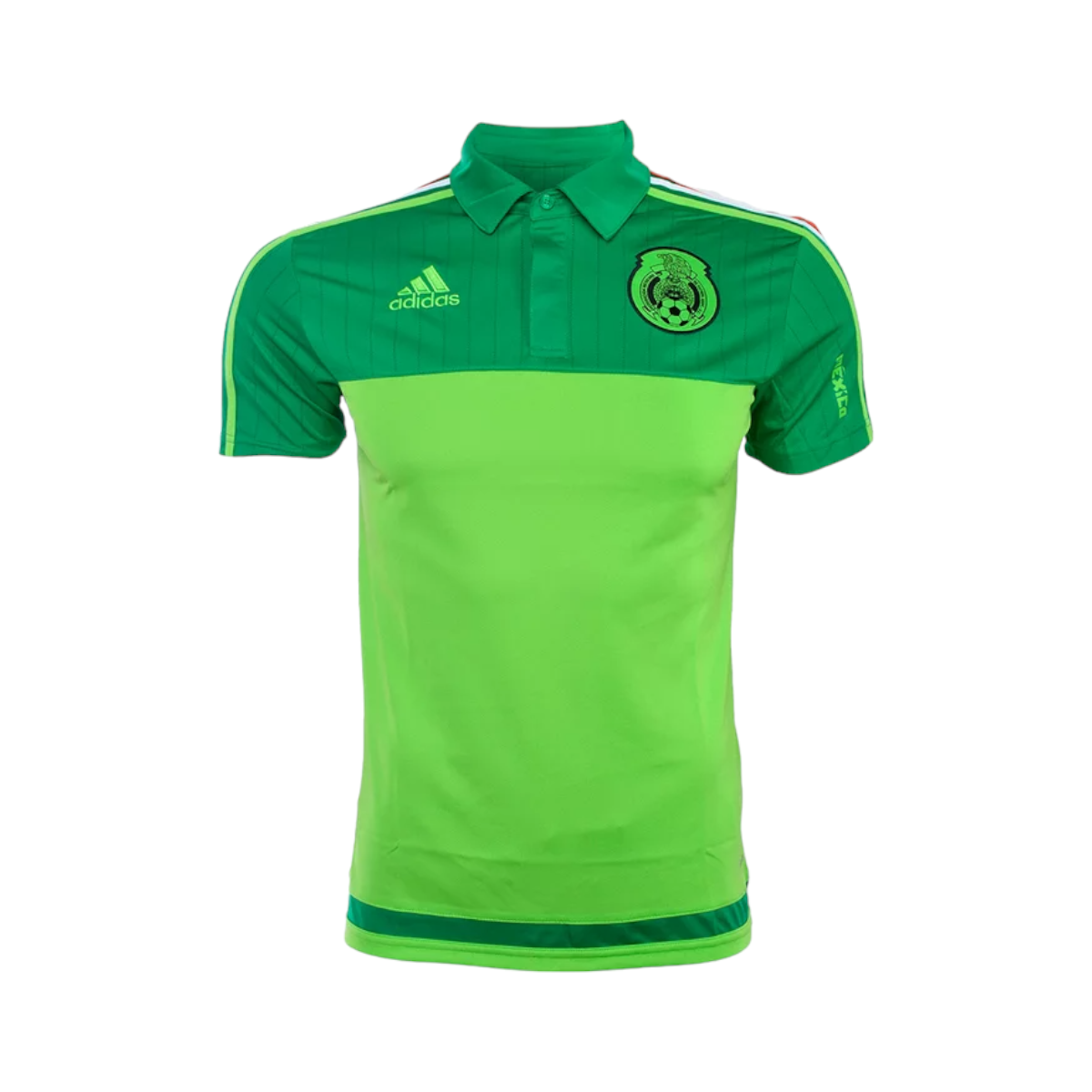 Playera Polo Adidas México Verde Juvenil S13124