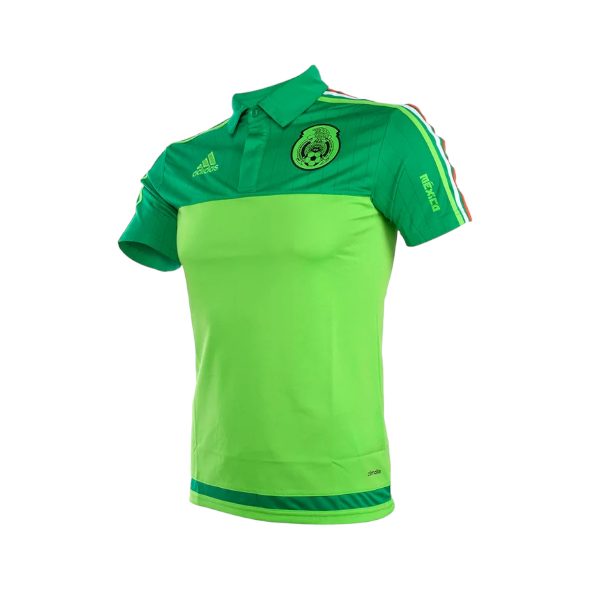 Playera Polo Adidas México Verde Juvenil S13124