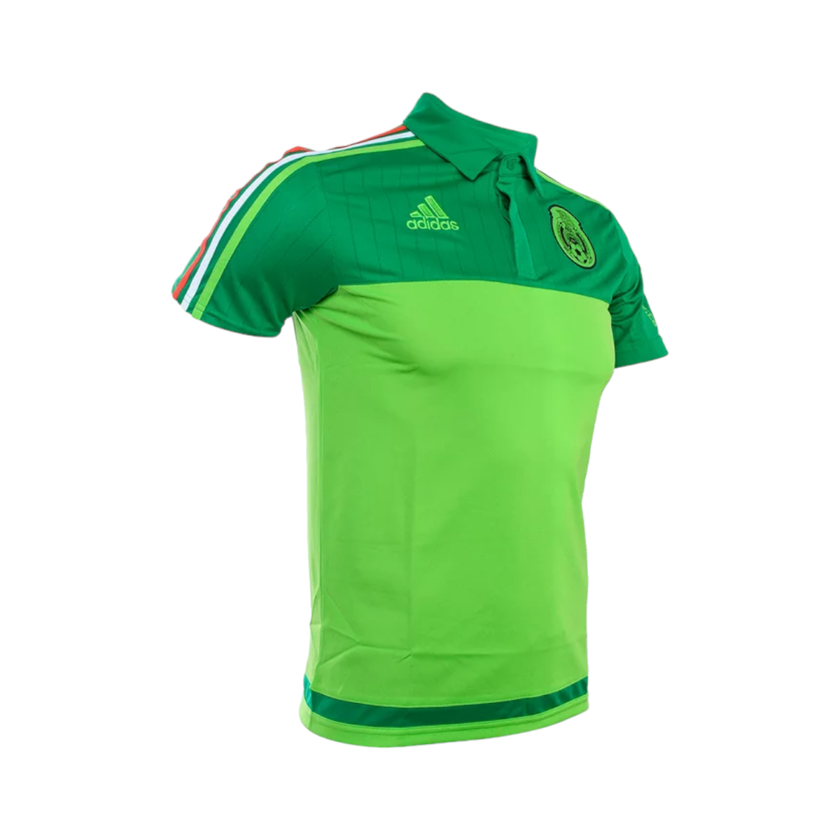 Playera Polo Adidas México Verde Juvenil S13124
