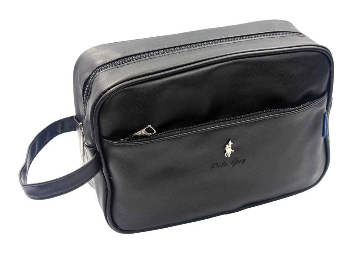 Bolso organizador de viaje, Sobaquera Neceser de dos compartimentos Polo Guy