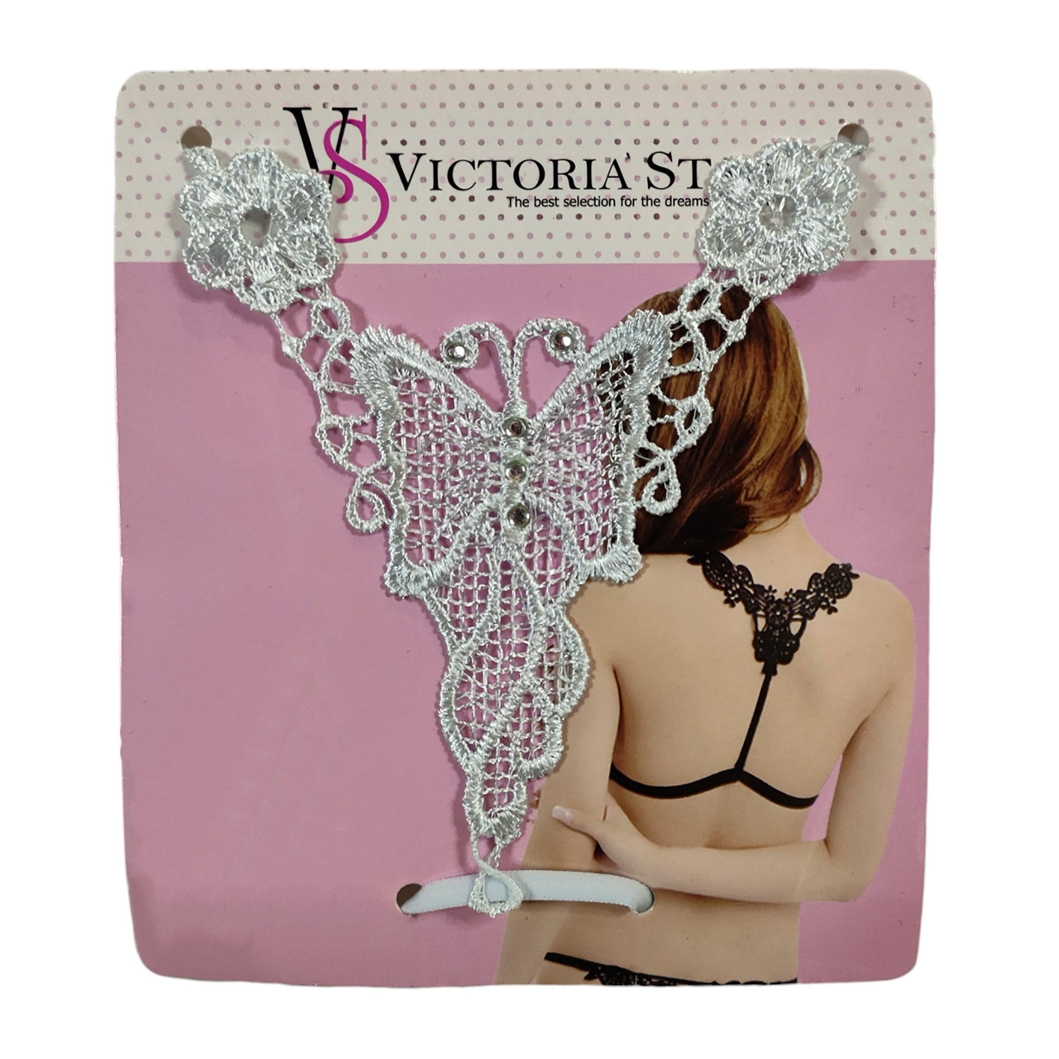 Tirante Sujetador De Encaje De Mariposa 1 Pz