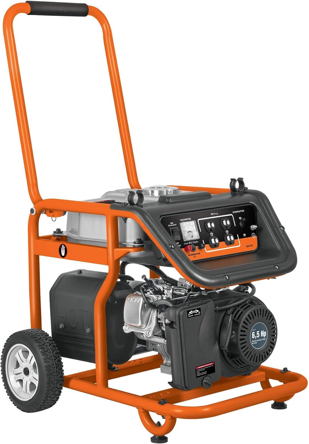 Generador portátil 2.5 kW motor a gasolina, Truper