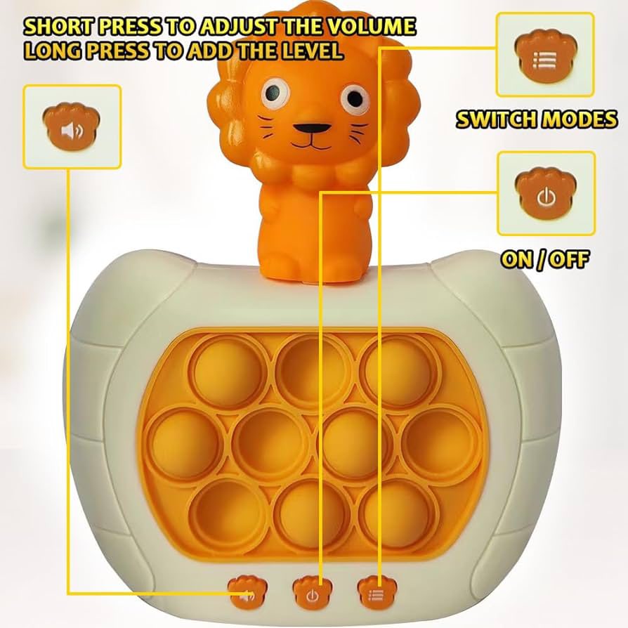 Pop It Electrónico Luces Sonido Antiestrés Dinosaurios