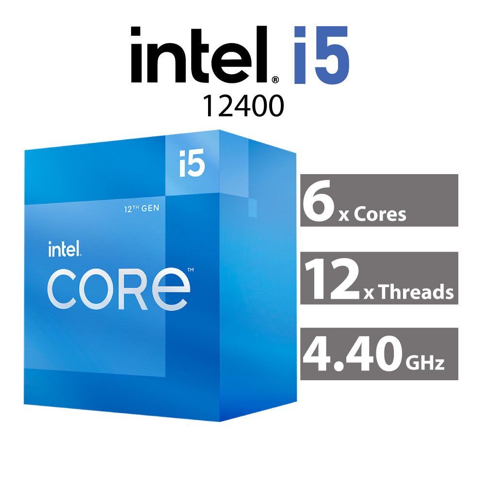 Procesador Intel Core I5 12400 Lga 1700 6 Núcleos Y 4.4ghz