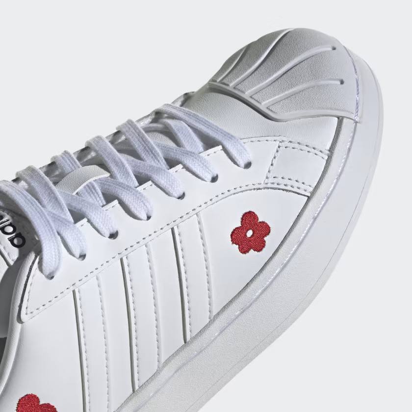Tenis Adidas Streetcheck Blanco Flores de Dama Original