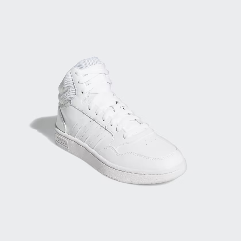 Tenis Bota Adidas Hoops Blanco de Dama Original.