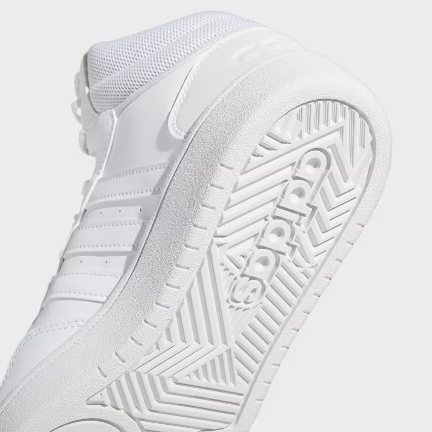 Tenis Bota Adidas Hoops Blanco de Dama Original.