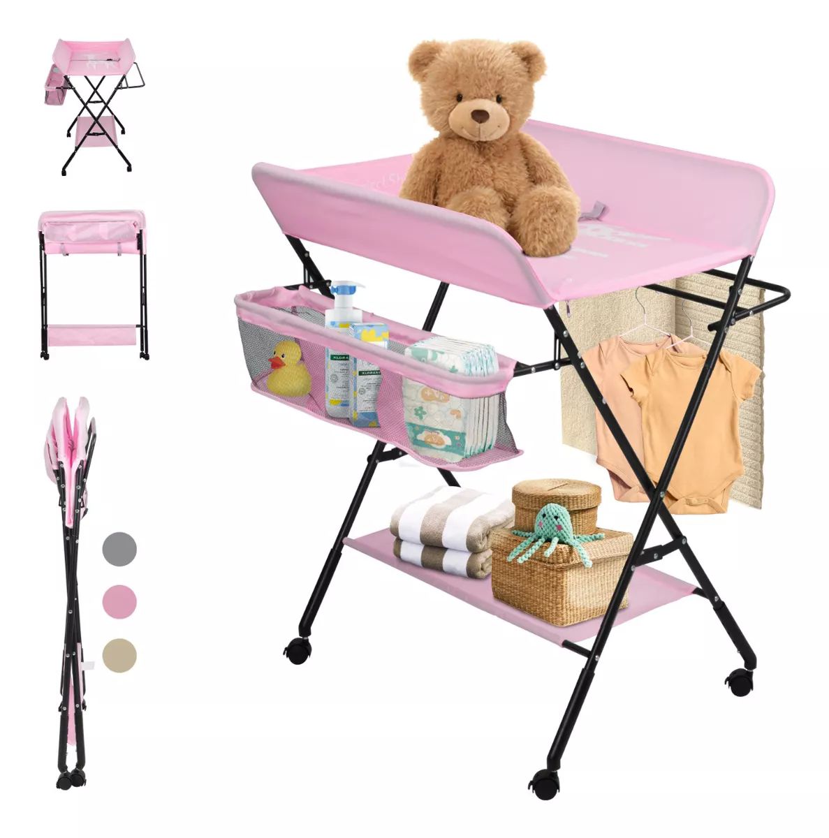 Cambiador de pañales portatil para bebé