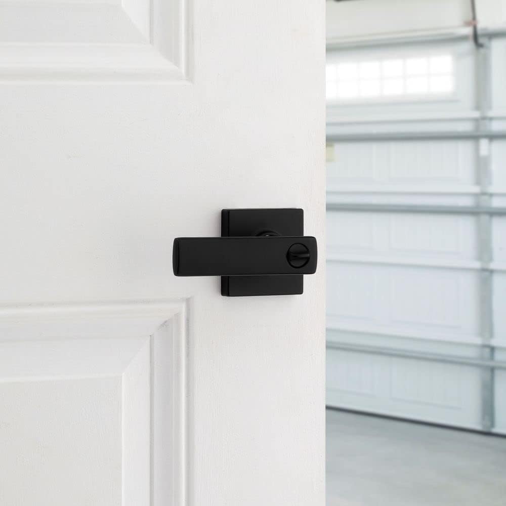Cerradura con llave negro mate 405BRNL SQT 514 SMT CP Breton Kwikset 94050-681