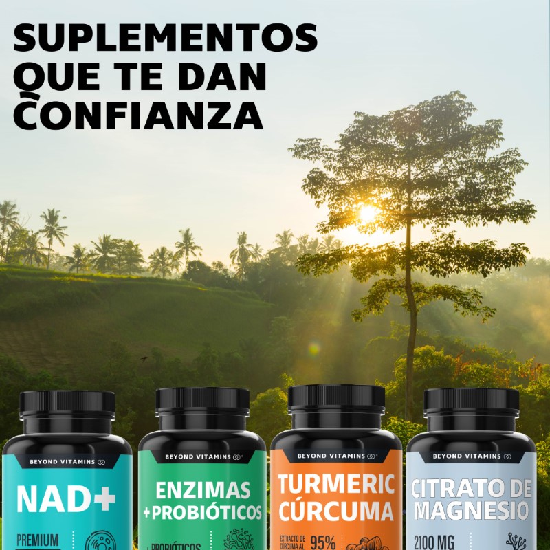 Suplemento Alimenticio T-MAG Plus L- Treonato + Melena de León  Beyond Vitamins 60 cápsulas
