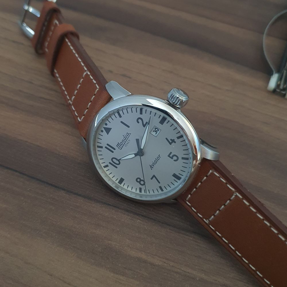 Reloj Mondia Italy - 1946 Aviator - Caballero Acero 316 L - 42 mm - Made in Italy