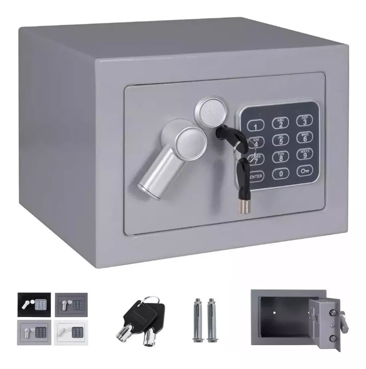 Caja Fuerte Electrónica Con Código Digital y llave