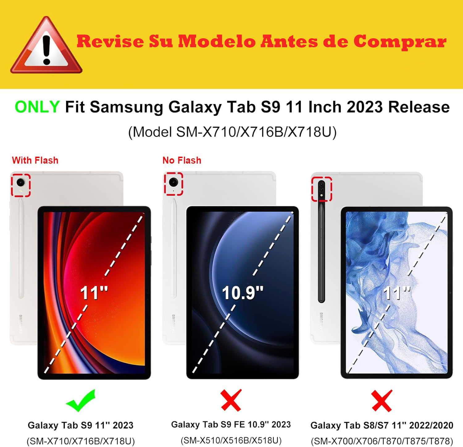 FUNDA + TECLADO + RATÓN PARA TABLET SAMSUNG GALAXY TAB S9 SM-X710 SM-X7016B (2023) 11 (Morado).