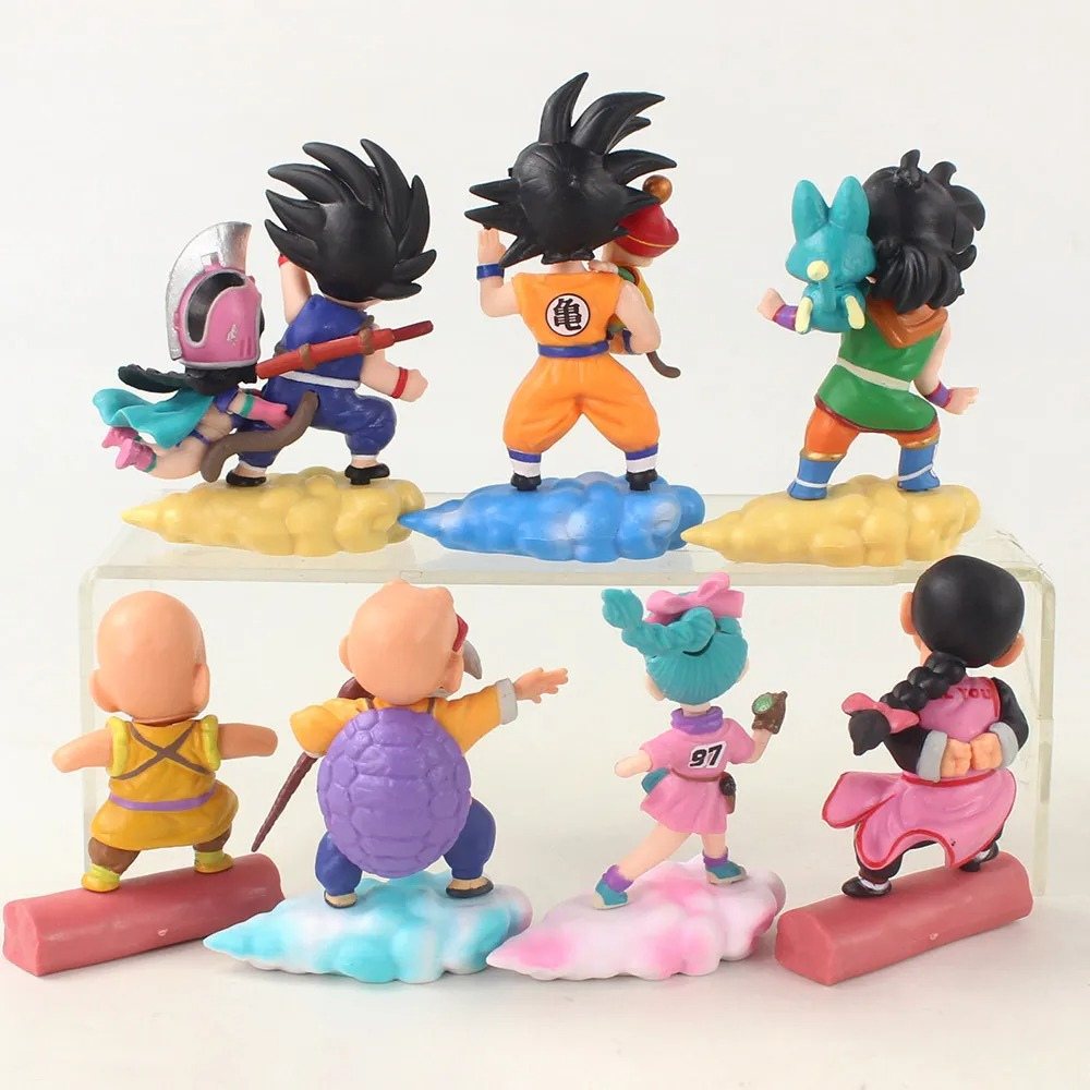 Dragon Ball Juguetes Mini Colección Goku Nube Voladora 7pz