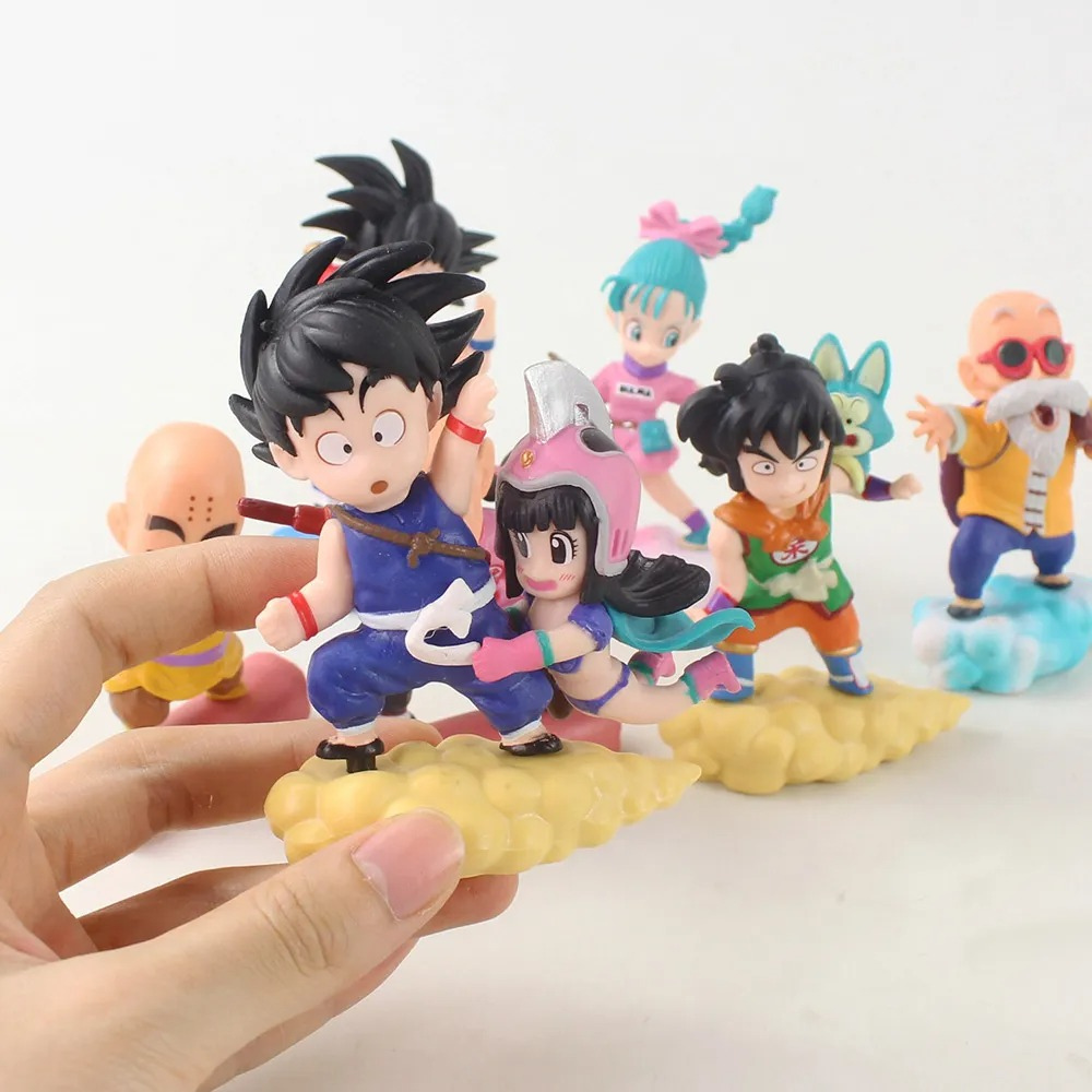 Dragon Ball Juguetes Mini Colección Goku Nube Voladora 7pz