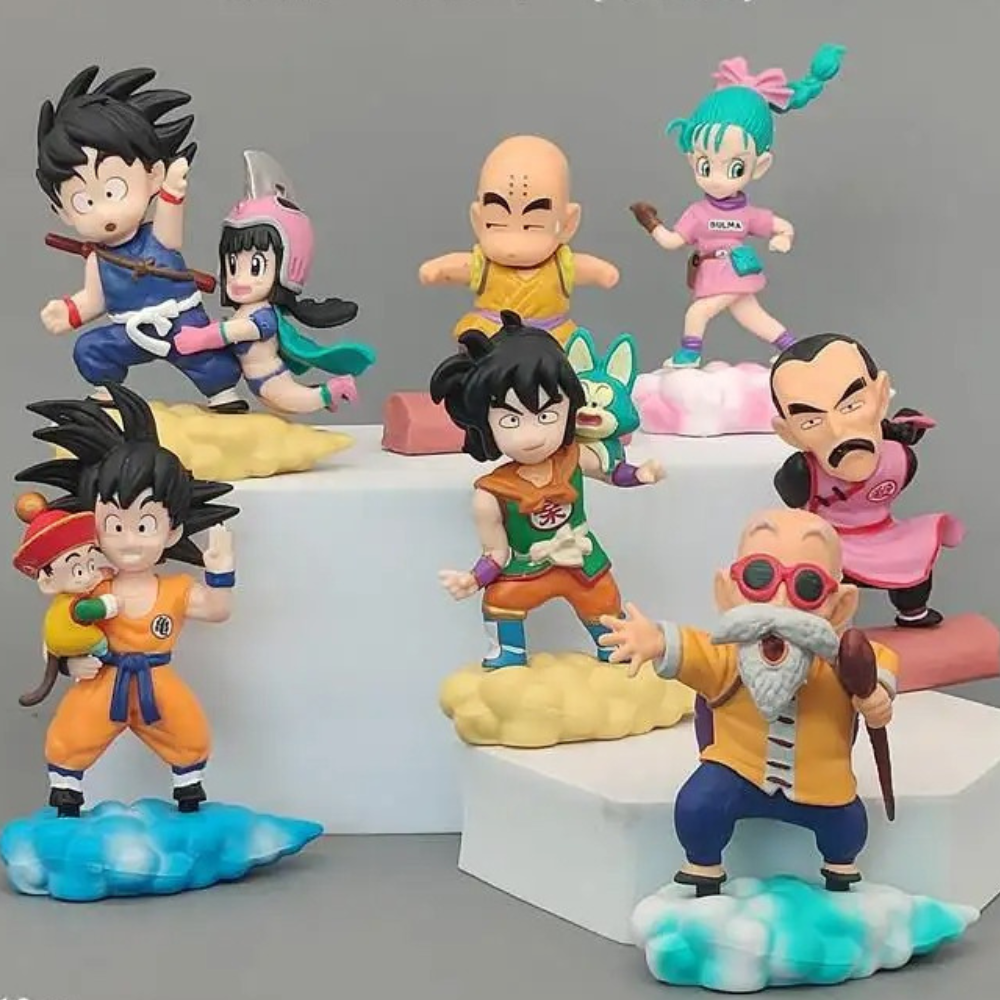 Dragon Ball Juguetes Mini Colección Goku Nube Voladora 7pz