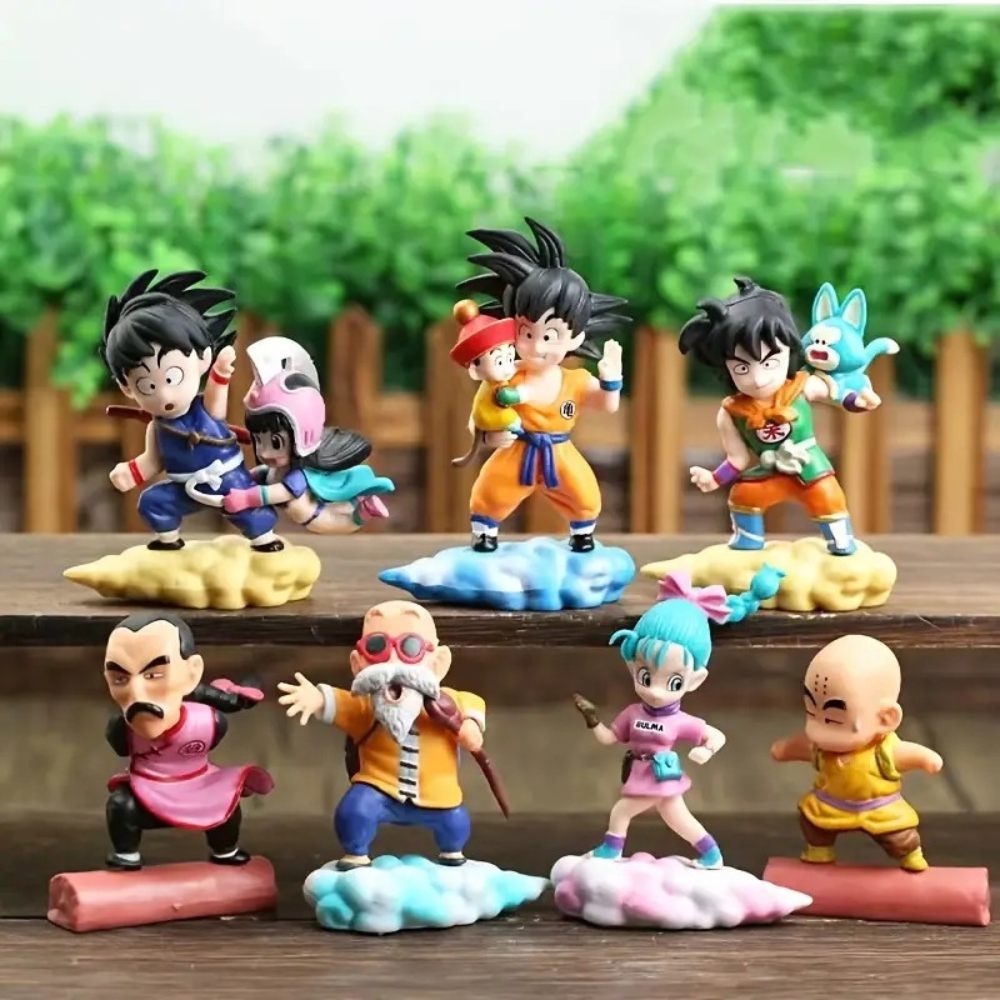 Dragon Ball Juguetes Mini Colección Goku Nube Voladora 7pz