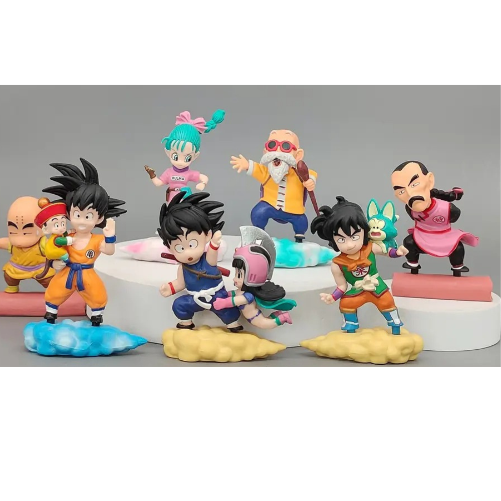 Dragon Ball Juguetes Mini Colección Goku Nube Voladora 7pz