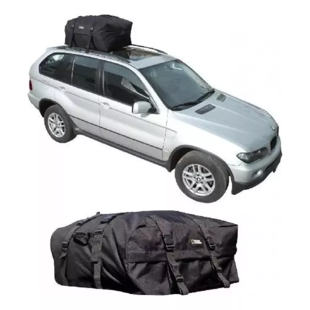 Bolso Negro Porta Equipaje Para Auto National Geographic MOD. BNG02