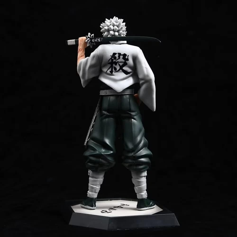 Figura Shinazugawa Sanemi Demon Slayer Kimetsu No Yaiba 31cm,anime,figura de coleccion ,impresionante.