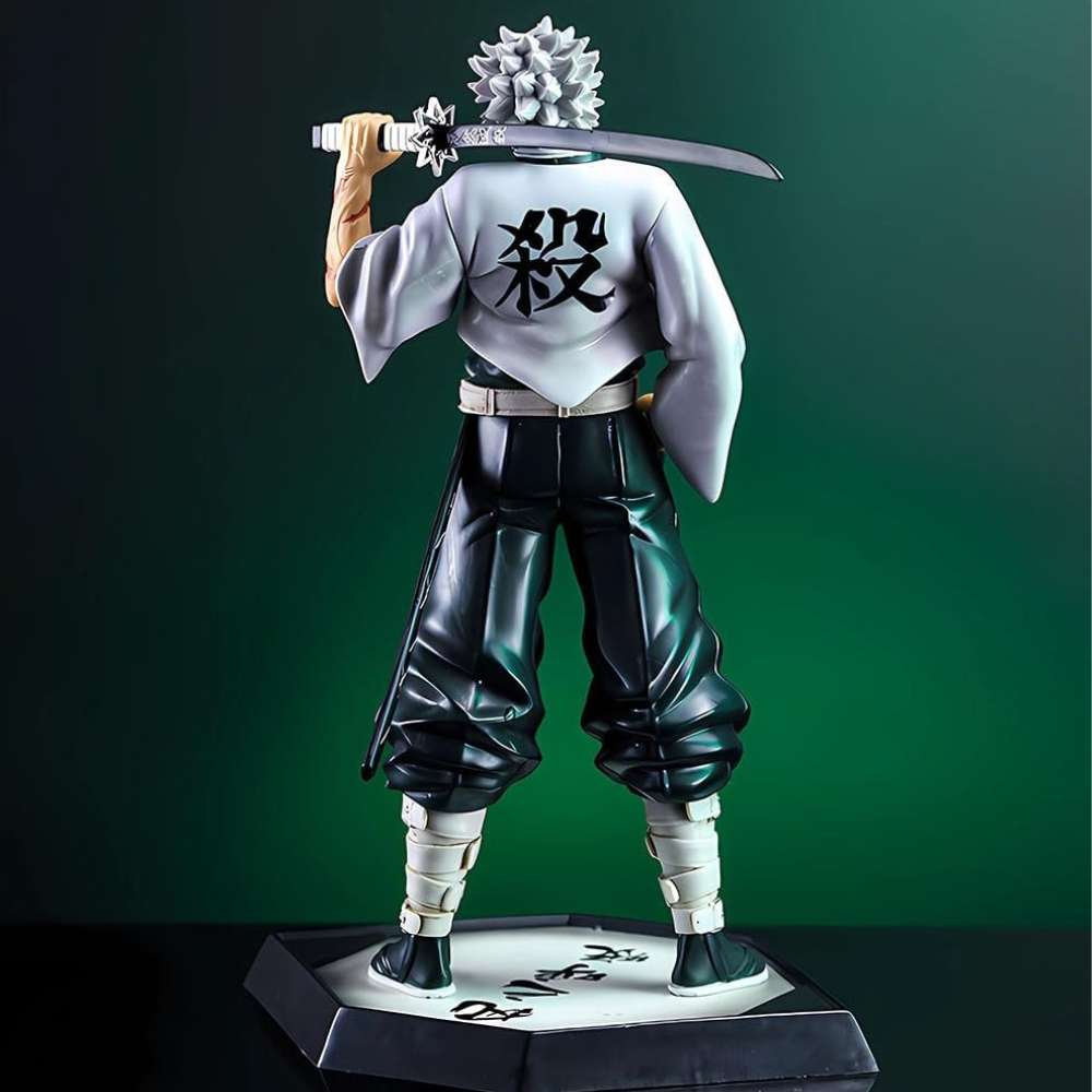 Figura Shinazugawa Sanemi Demon Slayer Kimetsu No Yaiba 31cm,anime,figura de coleccion ,impresionante.