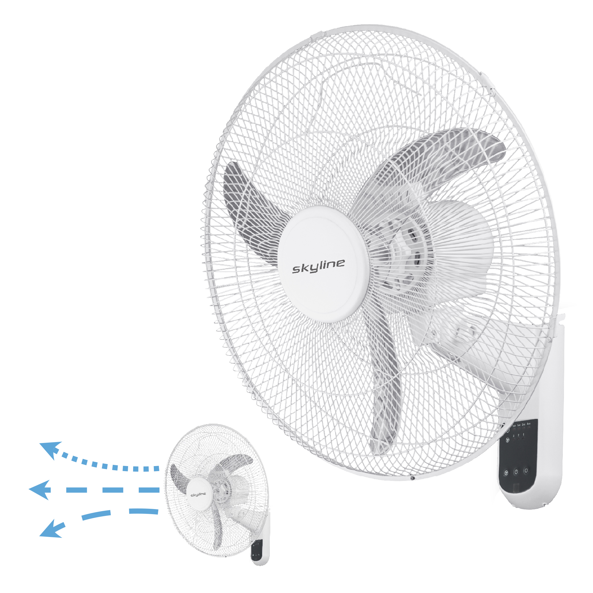 Ventildor De Pared Skyline SK-WF18 De 18 De Gran Potencia 80w
