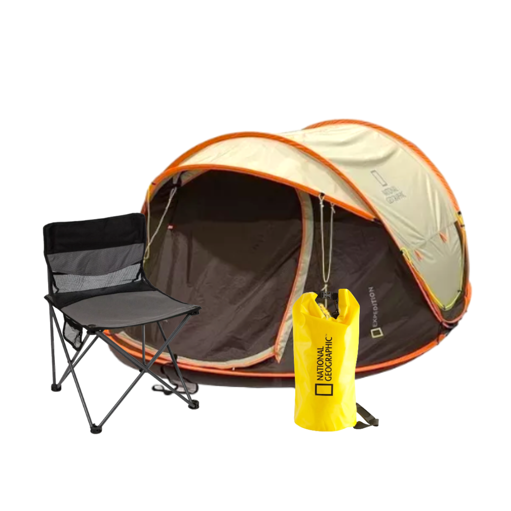 Set Carpa Baltimore/silla Abatible/bolsa Seca. National Geographic. Vm-01