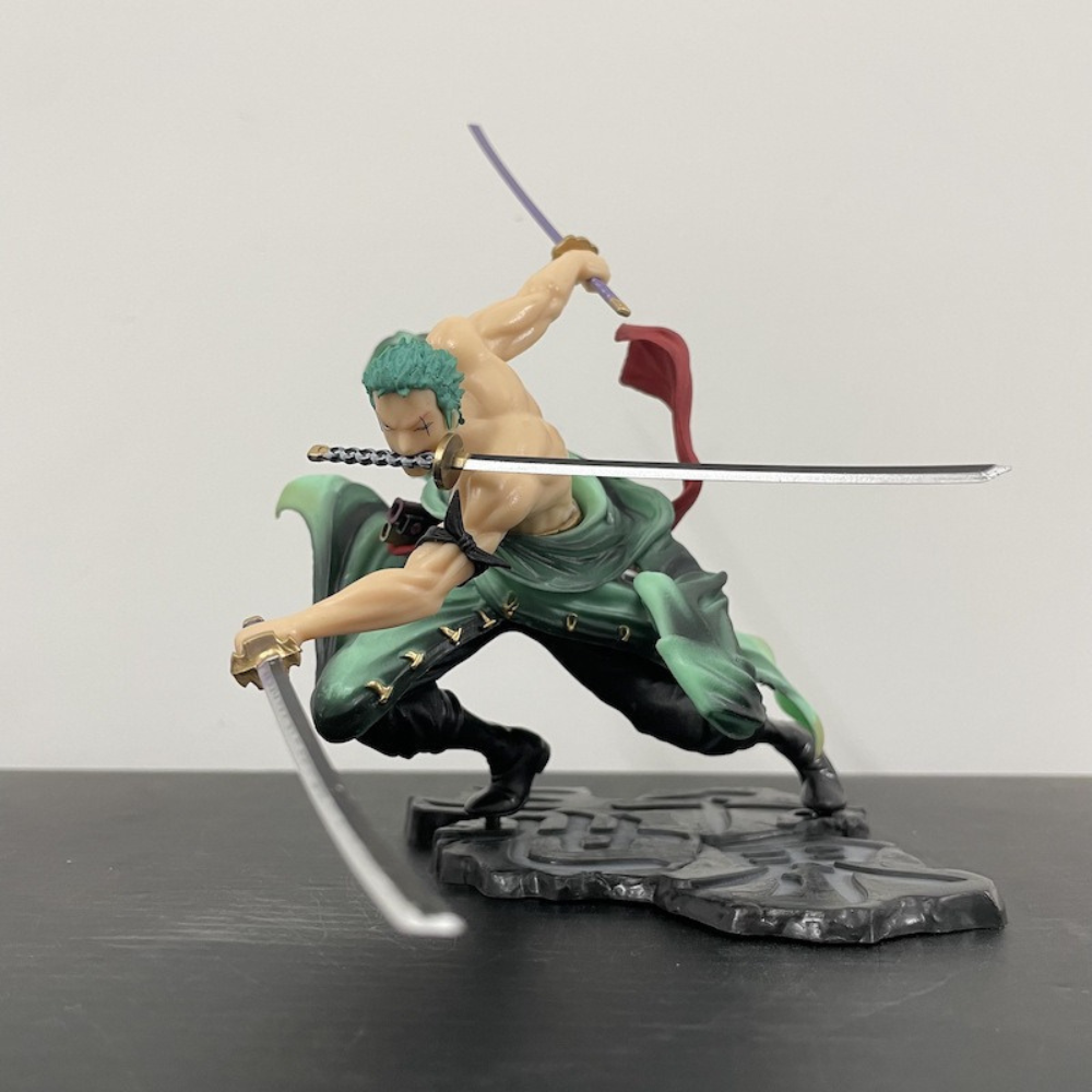 Figura Accion Zoro One Piece, Katana Zoro Figura, Roronoa Zoro Colección, Figuras One Piece Detalladas, Zoro Edición Coleccionable de One Piece 26 cm