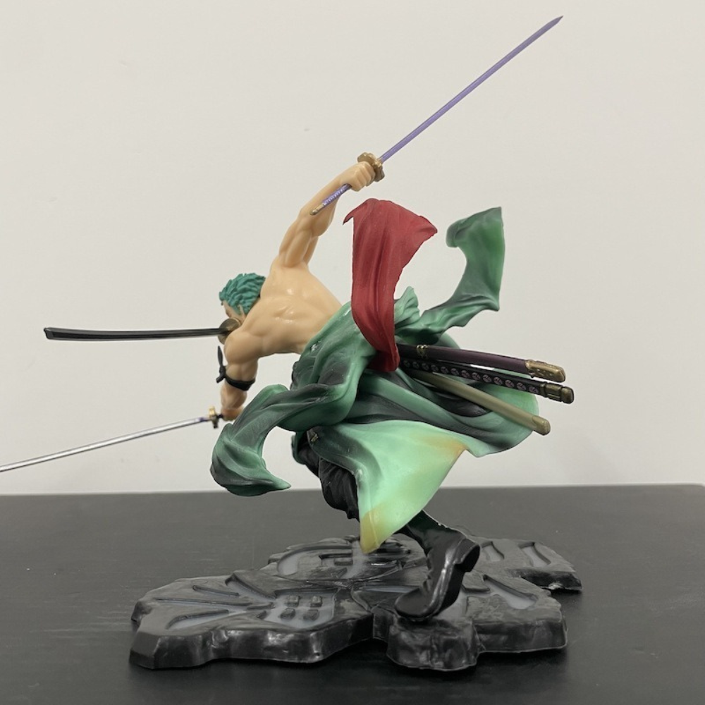 Figura Accion Zoro One Piece, Katana Zoro Figura, Roronoa Zoro Colección, Figuras One Piece Detalladas, Zoro Edición Coleccionable de One Piece 26 cm