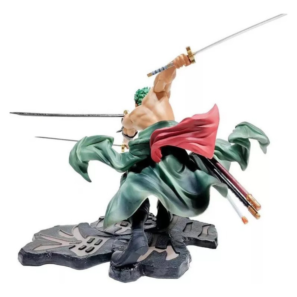 Figura Accion Zoro One Piece, Katana Zoro Figura, Roronoa Zoro Colección, Figuras One Piece Detalladas, Zoro Edición Coleccionable de One Piece 26 cm