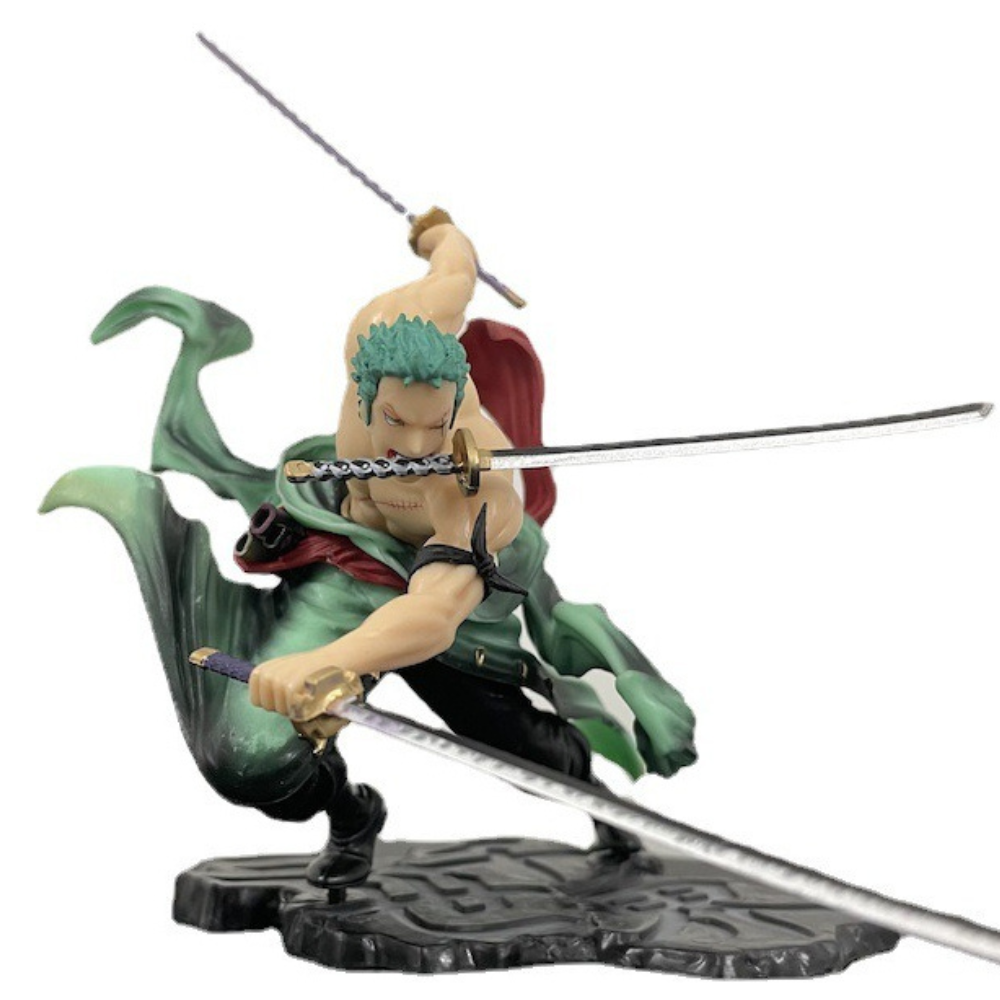 Figura Accion Zoro One Piece, Katana Zoro Figura, Roronoa Zoro Colección, Figuras One Piece Detalladas, Zoro Edición Coleccionable de One Piece 26 cm