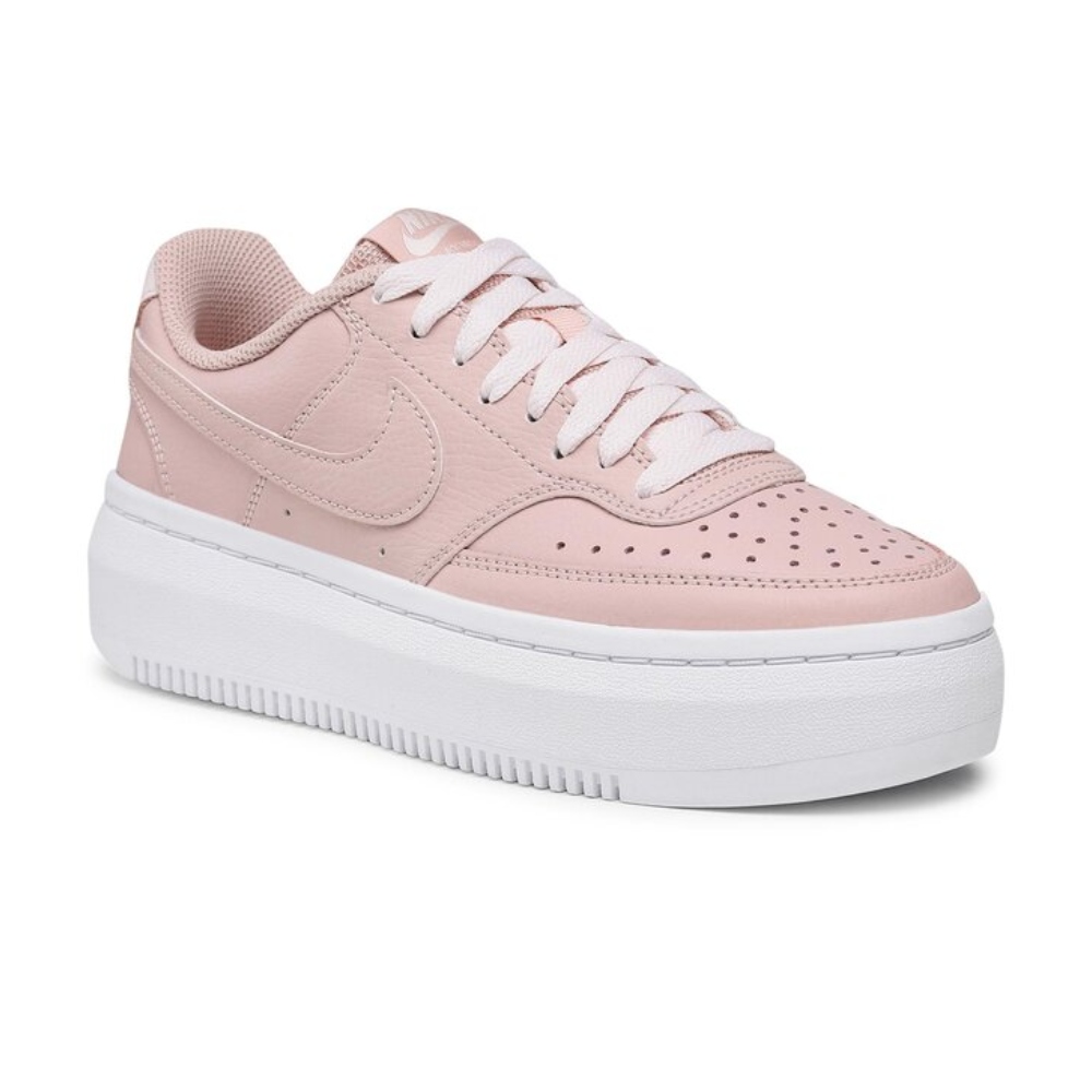 Tenis Casual Nike Court Vision Alta LTR Rosa De Mujer DM0113-600.