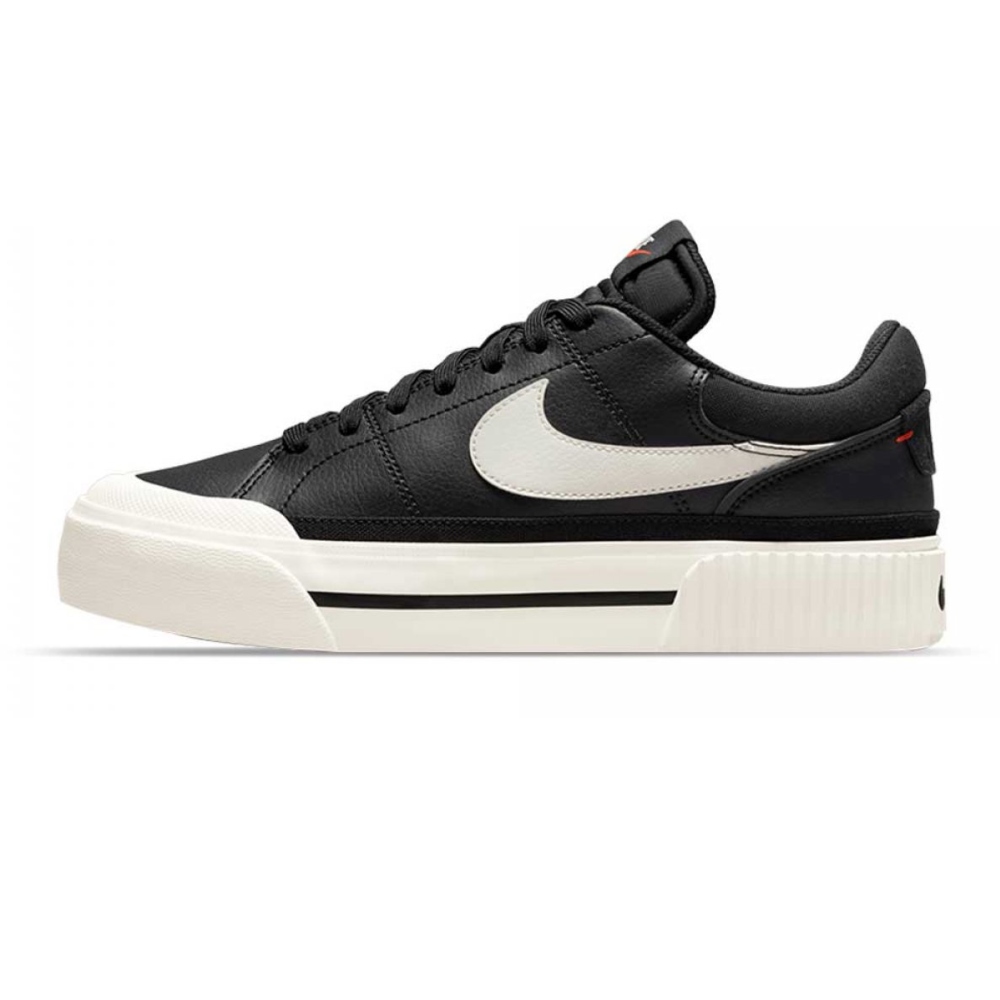 Tenis Casual Nike Court Legacy Lift Negro de Mujer DM7590-001.