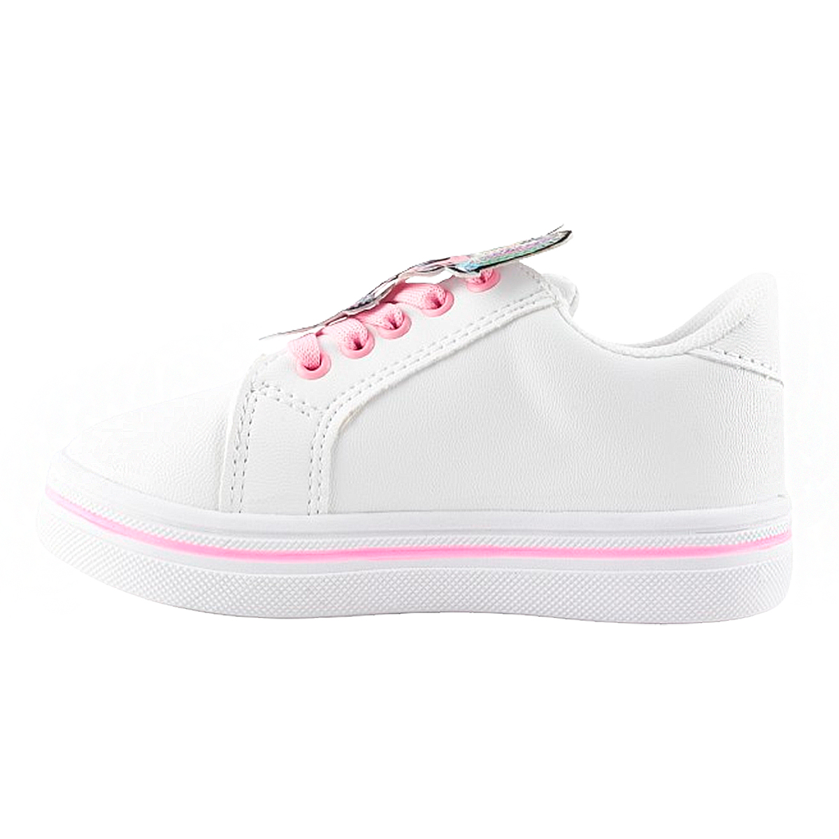 TENIS NIÑA ESCOLARES MUÑECA LOL BLANCO LOVE 1015-BL.