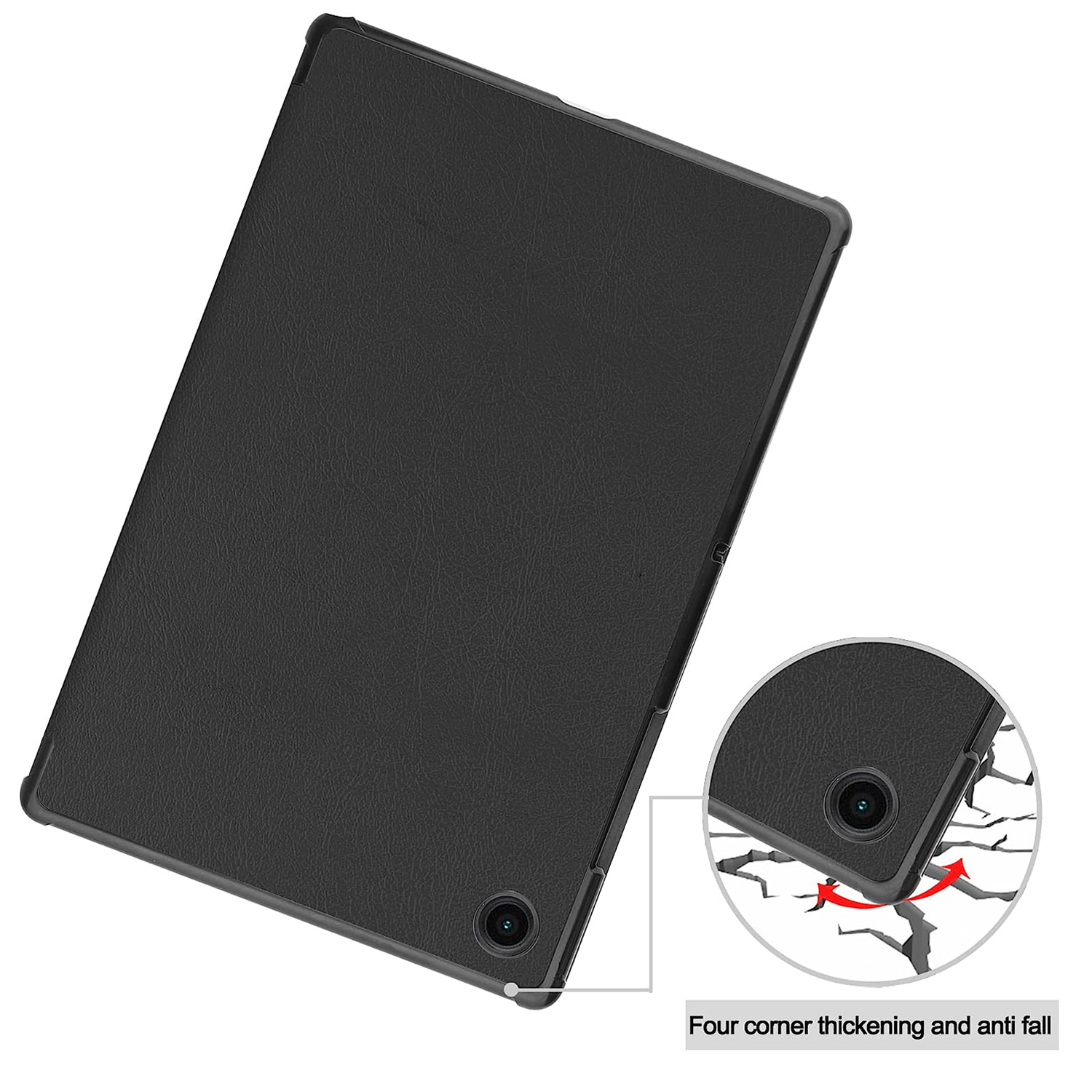 Funda Con Teclado + Mouse Para Galaxy Tab A8 10.5 X200/x205 (Negro)