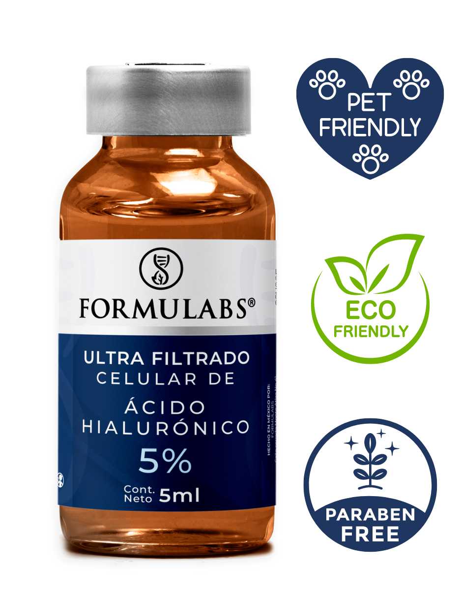 Serum Facial de Extracto Ultrafiltrado de Ácido Hialurónico Dermapen 5ml - Formulabs