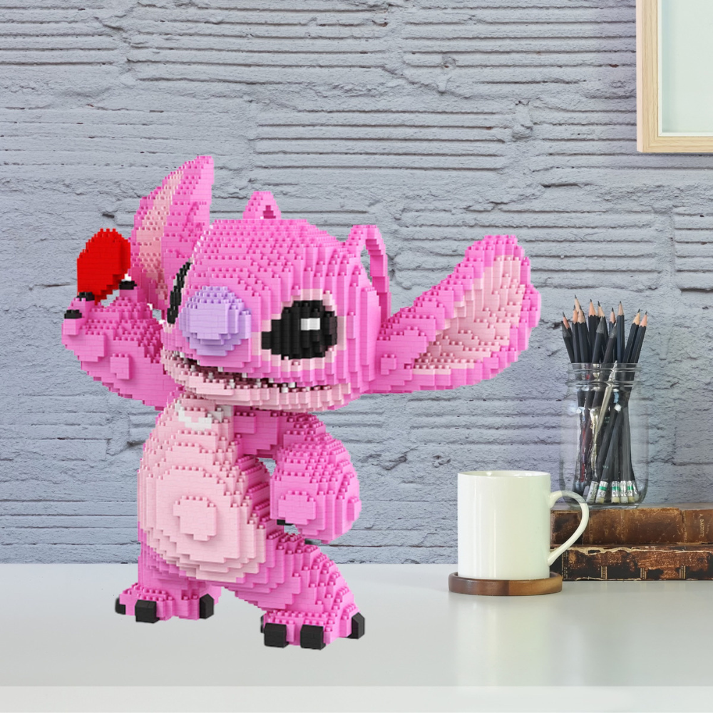 Mini Bloques Stitch Gigante, Mini Blocks Armables 3D, Juguete de Construcción, Rompecabezas para Niños y Jóvenes. Juguetes Didácticos.Kawaii.