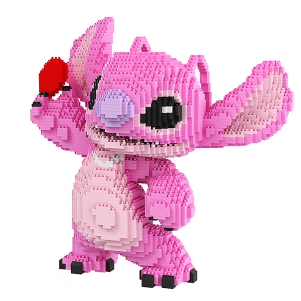 Mini Bloques Stitch Gigante, Mini Blocks Armables 3D, Juguete de Construcción, Rompecabezas para Niños y Jóvenes. Juguetes Didácticos.Kawaii.