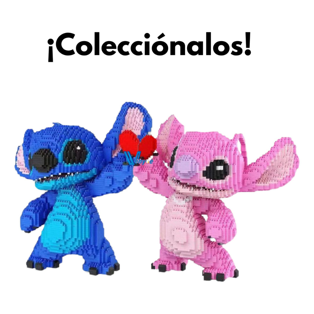 Mini Bloques Stitch Gigante, Mini Blocks Armables 3D, Juguete de Construcción, Rompecabezas para Niños y Jóvenes. Juguetes Didácticos.Kawaii.