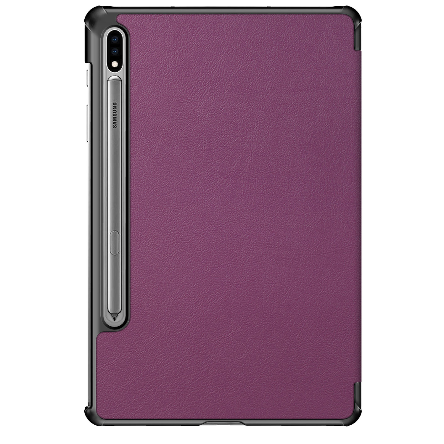 FUNDA + TECLADO + RATÓN PARA TABLET SAMSUNG GALAXY TAB S9 SM-X710 SM-X7016B (2023) 11 (Morado).