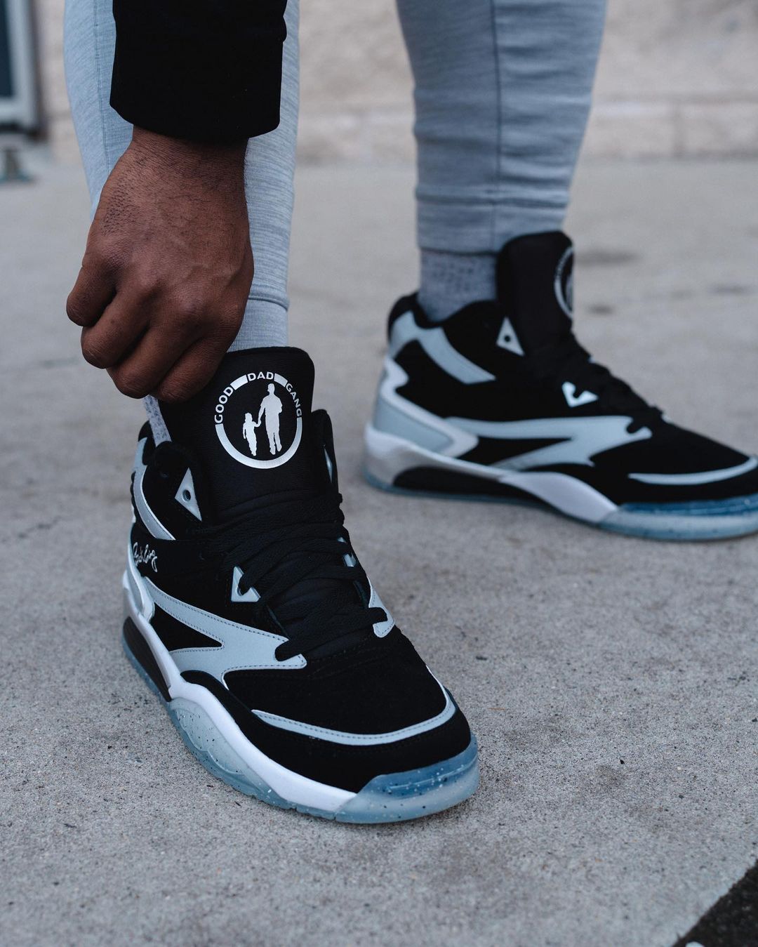 Tenis Patrick Ewing Sportlite Negro de Caballero Original.