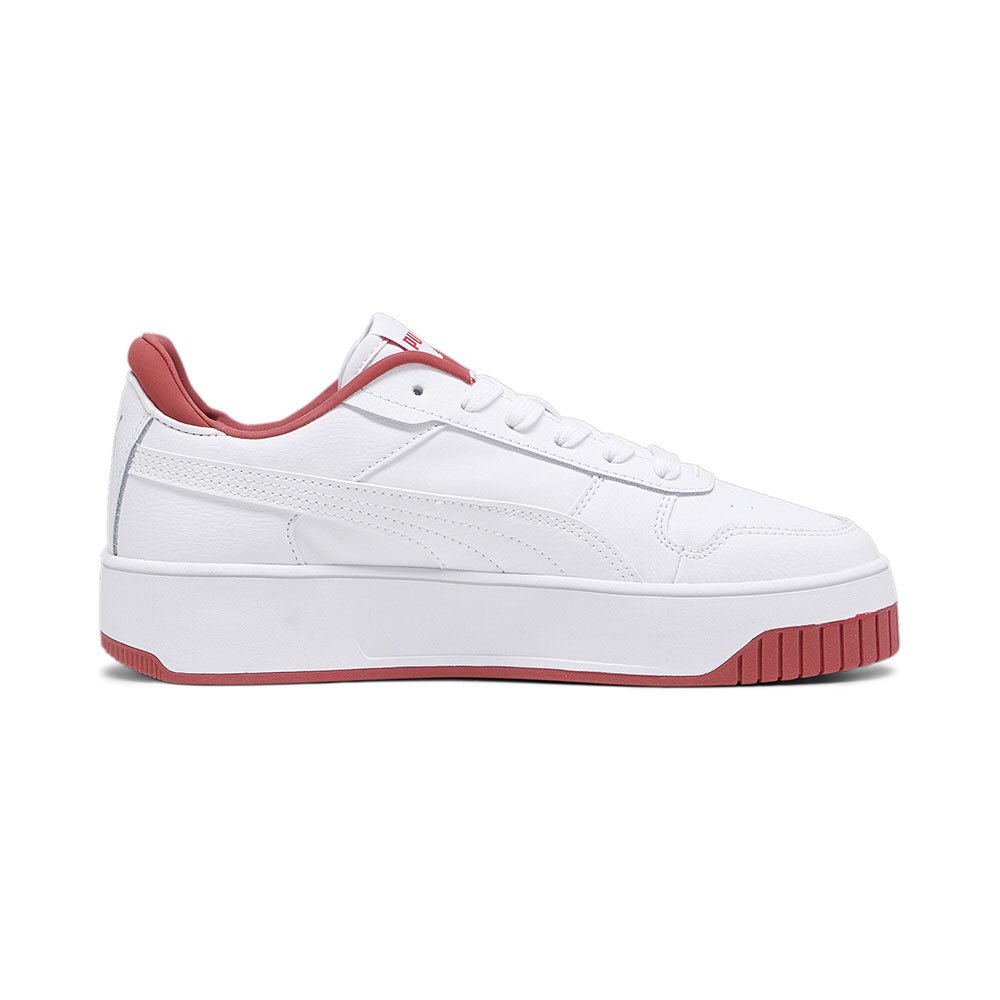 Tenis Puma Carina Plataforma Blanco Coral De Dama Original.
