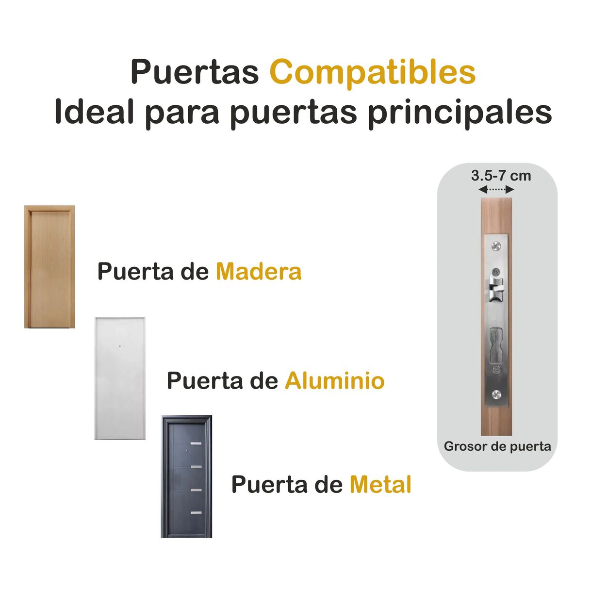 Chapa Cerradura Daxxon B32 Smart Ideal Para Exteriores O Interiores