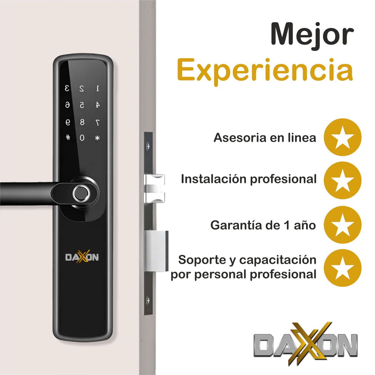 Chapa Cerradura Daxxon B32 Smart Ideal Para Exteriores O Interiores