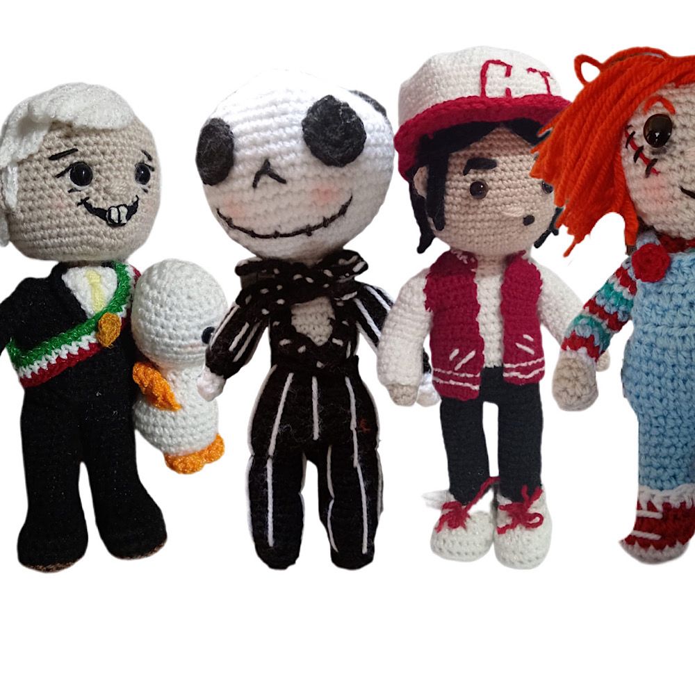 MUÑECO DE CROCHET EL EXTRAÑO MUNDO DE JACK 20 CM X 5 CM 