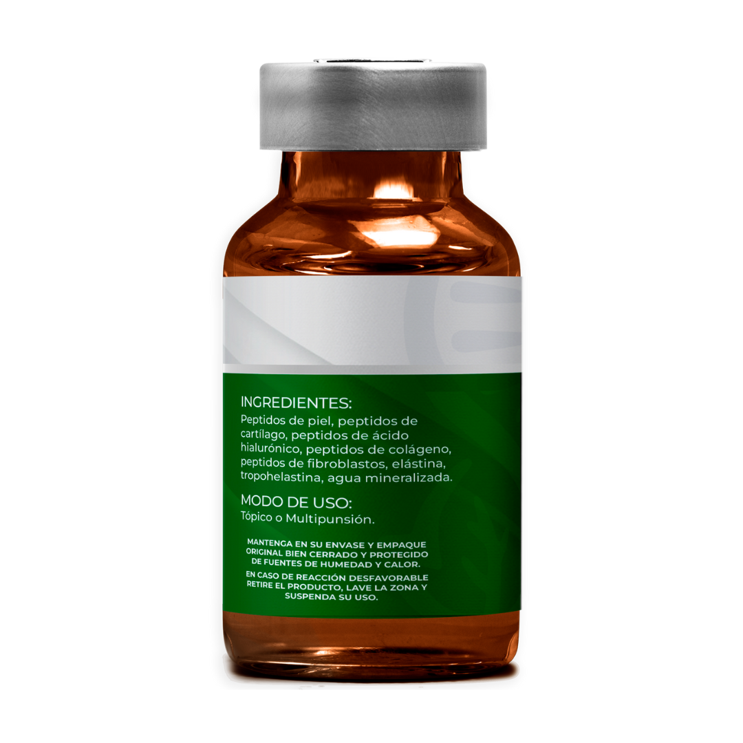 Serum Facial de Peptonas Péptidos, Rejuvenece y Repara el Rostro, Para Dermapen 20ml