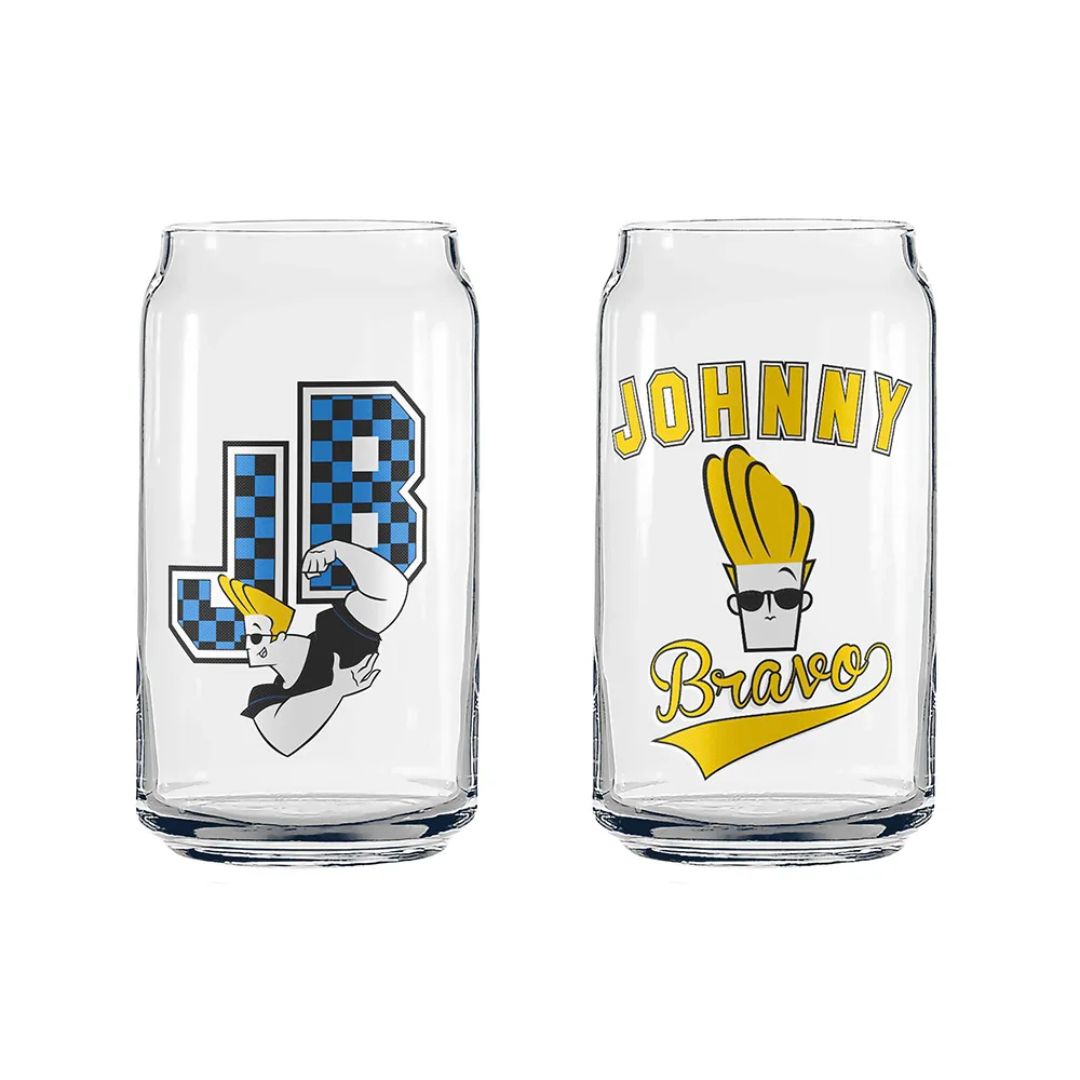 Vasos De Cristal Coleccionables Johnny Bravo 4 Pack